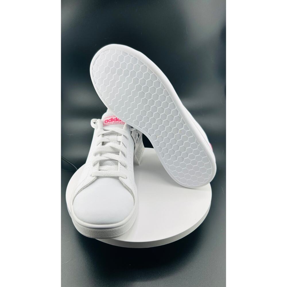 Adidas Advantage K White/Pink Shoes – IG2512 – Sz 3